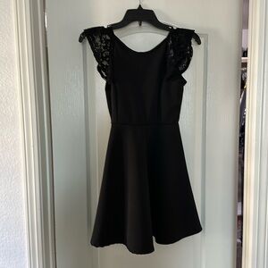 Girls Ava & Yelly size 12 black formal dress (from Nordstrom)